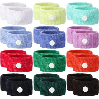 Zhanmai 12 Pairs Motion Sickness Bracelets Adults Kids, Multicolor - color: Multicolor
