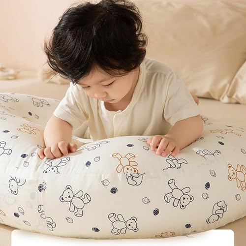 Baby Feeding Pillow Portable Nursing Pillow for Breastfeeding Newborn - color: White