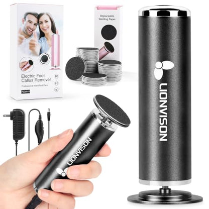 Foot File Callus Remover for Feet: Profesional Pedicure Tool for SPA - style: Black