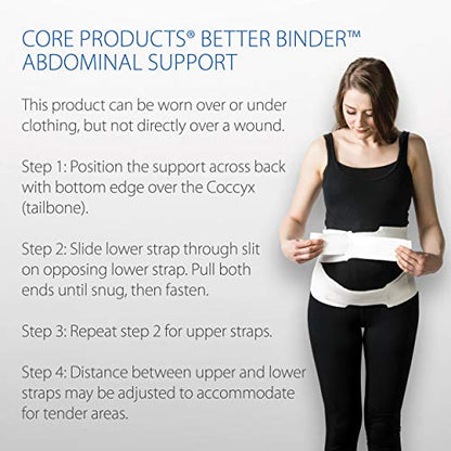 Abdominal Binder for Post Surgery, C-Section & Postpartum Support, S - size: Small