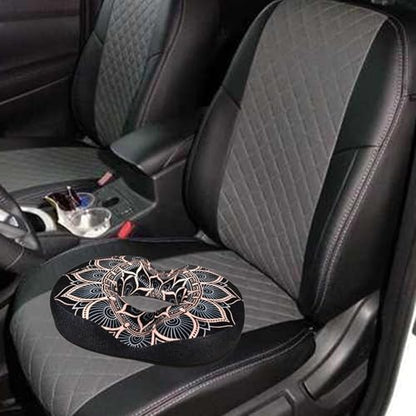 Donut Pillow for Hemorrhoids Seat Cushion for Tailbone Pain Relief - color: Mandala Black