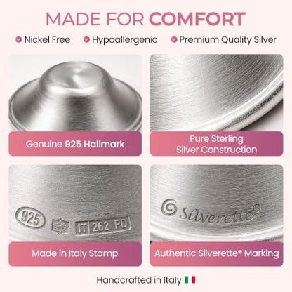 Silverette Nursing Cups, Postpartum Essentials, The Real Silverette, Medium - size: Medium