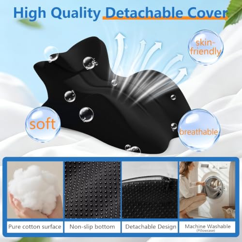 Memory Foam Wedge Pillow, 27° Ergonomic Body Support Pillow