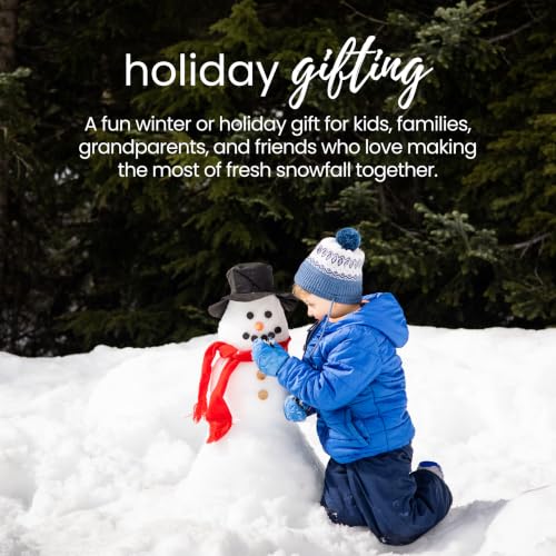 Little Pear Build A Snowman Decorating Kit, Christmas Winter Activity - color: Snowman Making Kit