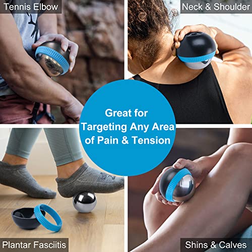 Cryosphere Massage Roller Ball for Body Muscle Relief, Set of 2