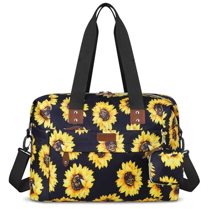 Pritent Diaper Bag Tote Waterproof Maternity Baby Bags with Pacifier Case - color: Sunflower, size: Medium