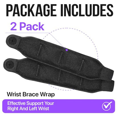 Wrist Ice Pack Wrap - 2 Pack Reusable Hot Cold Therapy Wrist Ice Pack for Carpal Tunnel Relief, Adjustable Wrist Ice Wrap for Swelling, Wrist Pain, Tendonitis & Arthritis Relief - style: 2 Pack Wrist Ice Pack
