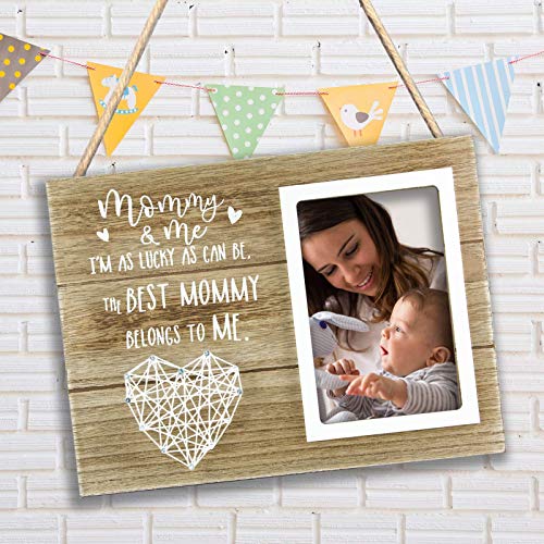 VILIGHT Mommy and Me Picture Frame - Gifts for First Time Mom Baby 4x6 In