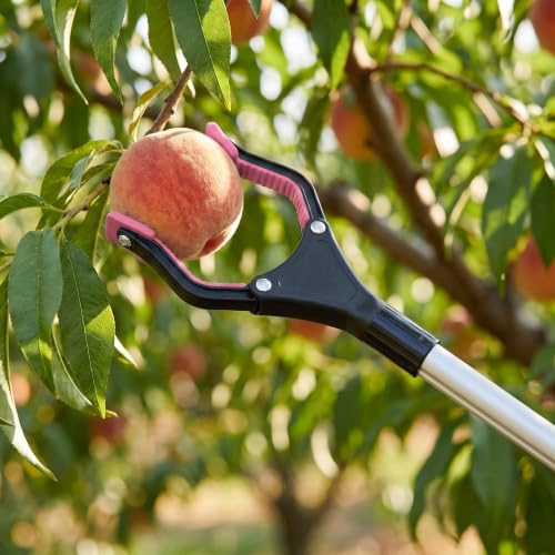 Grabber Reacher Pickup Tool – Foldable, Lightweight, Rotatable Clamp, Rose - color: Rose