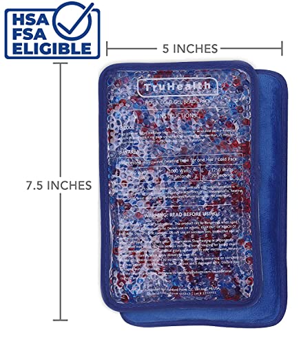 Ice Packs for Injuries, Gel Bead Hot and Cold Compress, 2-Pack