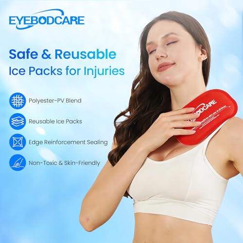 Reusable Ice Packs for Injuries, (3-Piece Set)