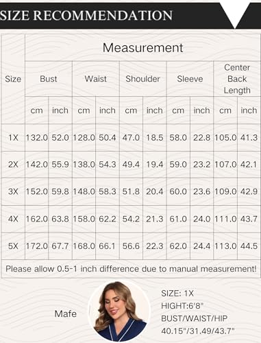 Ekouaer Plus Size Robes for Women Soft Bathrobe V Neck Soft Maternity Robe - color: Bigleafpink, size: 2X