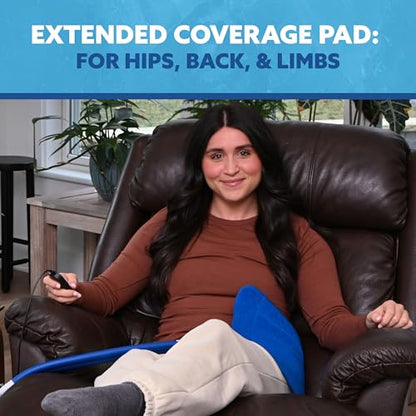 Polar Products Active Ice Hip Extended Coverage Therapy pad 12.5” x 22.5” with Two Detached Belts. Use only with The Polar Active Ice #AIS Therapy System. - style: Hip Pad