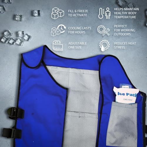 Alphacool Arctic Cooling Ice Vest with Self-Fill Reusable Ice Packs