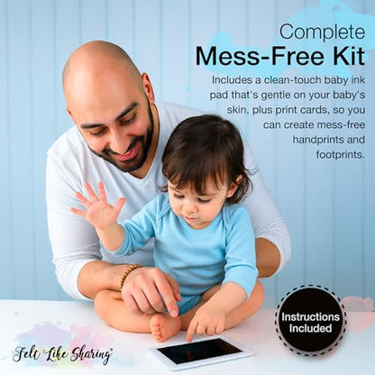 Felt Like Sharing My Tiny Prints Baby Handprint & Footprint Kit (Gray) - color: Gray
