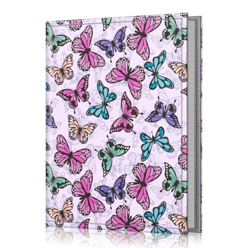 Fintie Photo Album 4x6 Photos - 52 Pockets Small Wallet Albums For Family - color: Butterfly