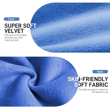 Microwave Heating Pad for Pain Relief, 8 x 18 Blue - color: Heat Pad08 -Blue