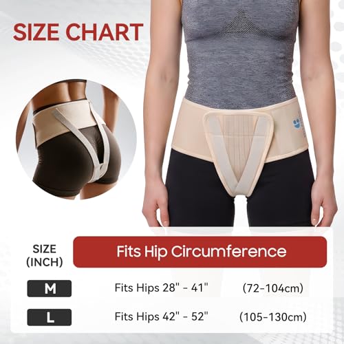 Pelvic Support Belt Uterus Support Belt Women's Brace for Treating Dropped Bladder, Uterine Prolapse, Vulvar Varicosities, Postpartum and Symphysis Pubis Dysfunction - size: Large