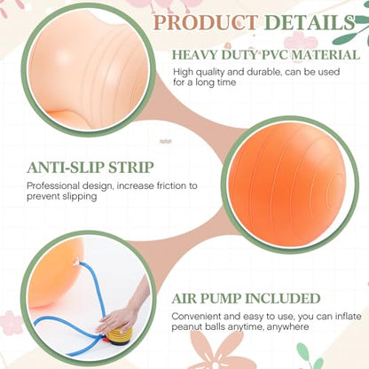 Jexine Peanut Ball for Kids Therapy Pregnancy - color: Boho Color