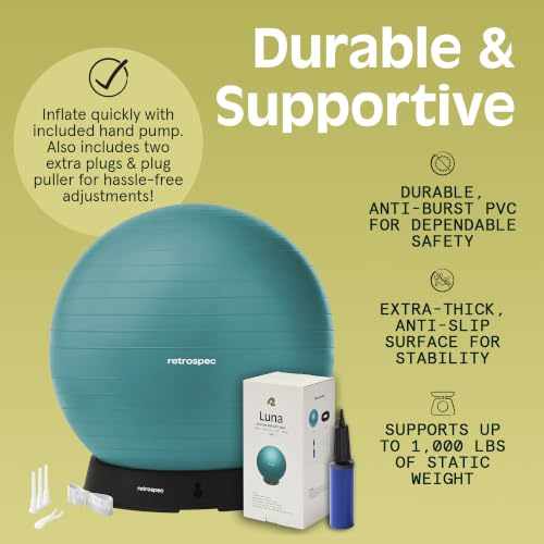 Retrospec Retrospec Luna Exercise Ball - color: Turquoise