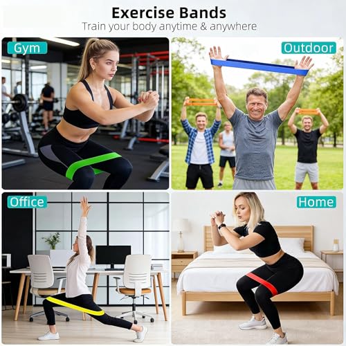 Resistance Bands Set, 5 Levels for Women and Men