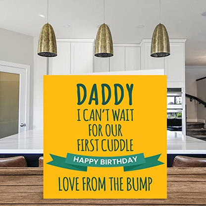 Stuff4 Fun Birthday Card for Dad, First Cuddle - color: Daddy Birthday