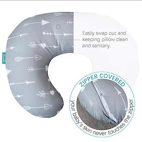 Biloban Nursing Pillow Cover 2 Pack for Boppy Pillow, Pink Cloud & Arrow - color: Pink Cloud & Arrow
