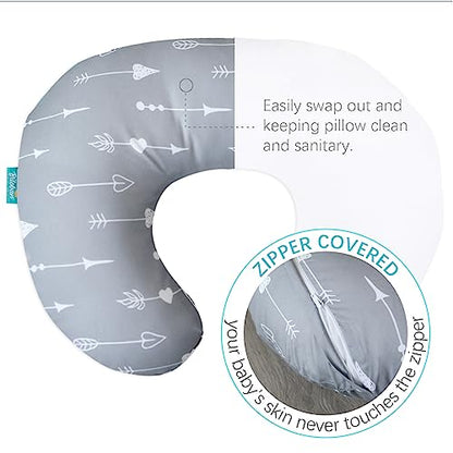 Biloban Nursing Pillow Cover 2 Pack for Boppy Pillow, Pink Cloud & Arrow - color: Pink Cloud & Arrow