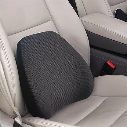 Super Cozy Lumbar Support Pillow for Car/Office Chair, 100% Memory Foam - color: Backsaver-two