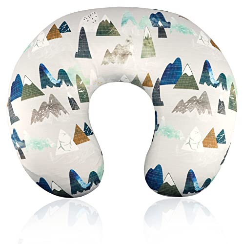 TANOFAR Nursing Pillow Cover, Neutral Breastfeeding Pillow Slipcover for Baby Boys & Girls, Ultra Soft Comfortable Newborn Nursing Pillow Case, Breathable & Washable, Adventure Mountain - color: Adventure Mountain
