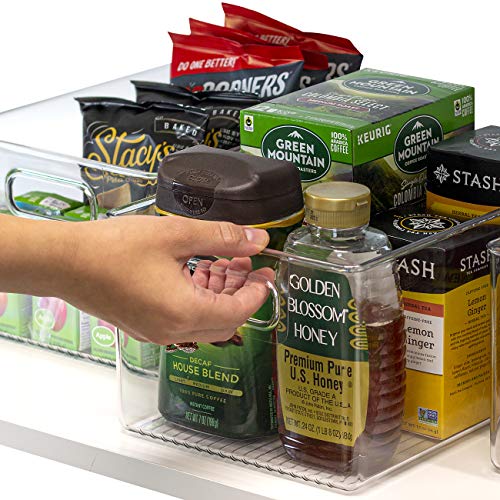 Sorbus Fridge Organizers and Storage, Clear Plastic Bins (Large, 2 Pack) - size: Large, style: 2 Pack