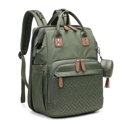 JOLLITO Diaper Bag Backpack with Changing Station,Baby Registry Search - color: Green