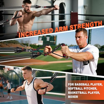 HPYGN Resistance Bands with Handles, 150 lb Exercise Bands for Home Workout - color: grey, style: 250LBS