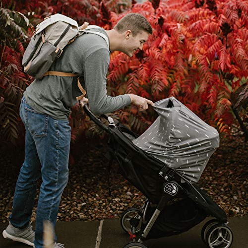Parker Baby Co. Multi-Use Cover - Carseat Cover, Nursing Cover - Gray - color: Gray