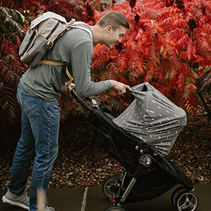 Parker Baby Co. Multi-Use Cover - Carseat Cover, Nursing Cover - Gray - color: Gray