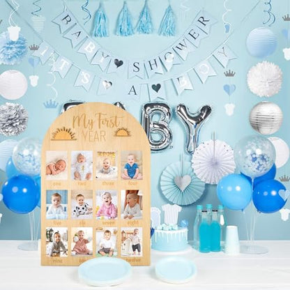 R HORSE 3D My First Year Photo Frame Board Fits 2 x 3 Inch Photo Display - color: Boho Sun