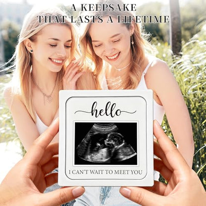 Pregnancy Announcement Gift For Aunt, Ultrasound Frame Commemorative Box - color: white26