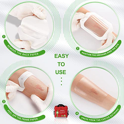 NeuHeils Transparent Film Dressing, 2 3/8x2 3/4 Inch, 100 Pack, Waterproof - size: 2 3/8" x 2 3/4"