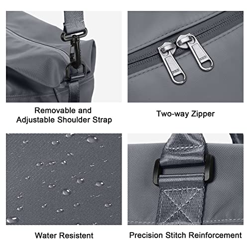 Travel Duffel Bag, Carry On Overnight Weekender Bags for Women - color: A1-Goblin Blue, size: Large