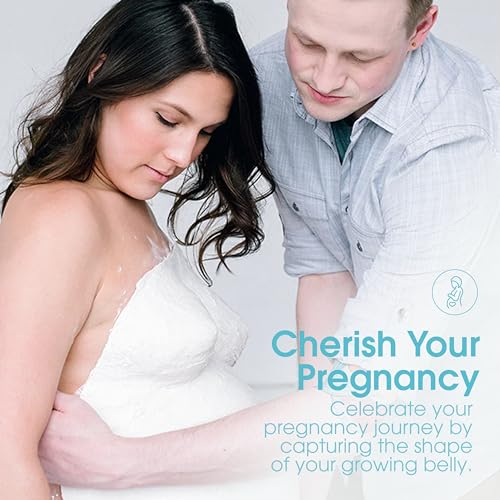 Pearhead Belly Casting Kit, Pregnancy Keepsake Making Kit, White - color: Belly Casting Kit