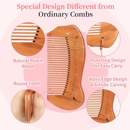 Labor Comb for Pregnancy - Wooden Birthing Essential and New Mom Gift - color: 1 Pack-Fish