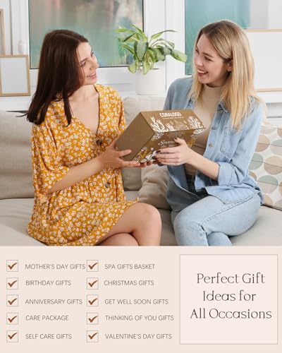 11pcs Natural Pampering Spa Gift Baskets for Women, Rose - color: Rose