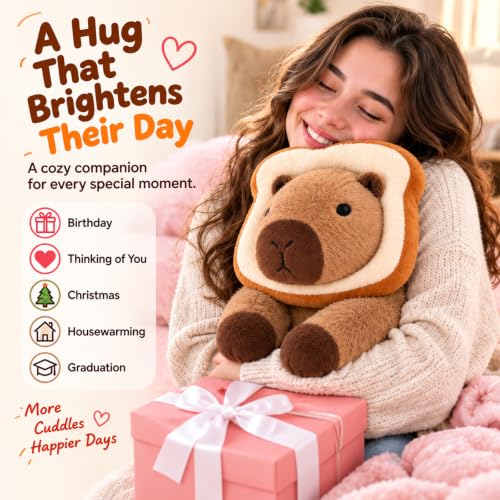 Weighted Capybara Squishy Gift 20" 5lbs, Heated & Coolable