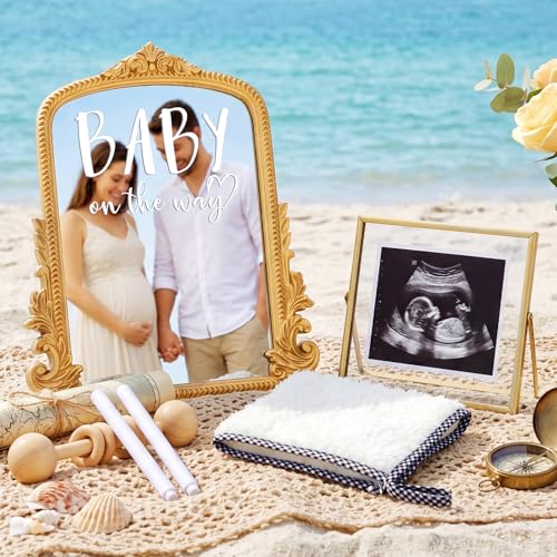 Novabright Vintage Frame Pregnancy Announcement Set