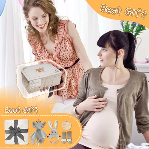 Baby Boy Gift Basket Set, Unique Baby Gift Basket Set - color: Grey