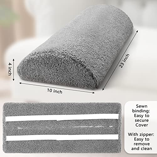 Wesiti Recliner Leg Rest Cushion Footrest Pillow Elevate Feet, Light Gray - color: Light Gray