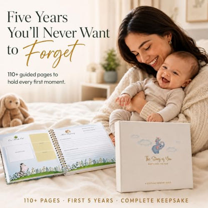 Keepsake Baby Memory Book for Boys and Girls