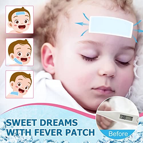 40 Pack Cooling Patches for Migraine & Headache, Outdoor Sports Heat Relief - size: 40pcs