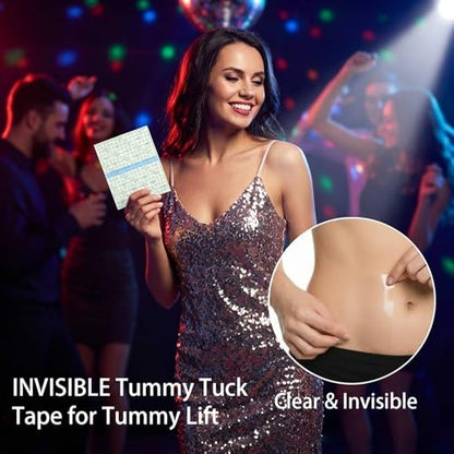 30Pcs Tummy Tuck Tape for Loose Body Apron Flat Stomach Belly