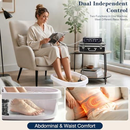 Dual Ionic Foot Bath Detox Machine for 2 Person Home Spa Use